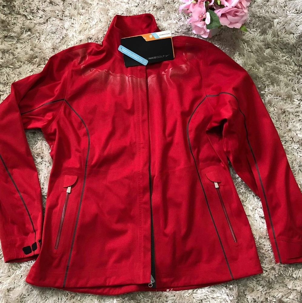 Nike Red waterproof Coat